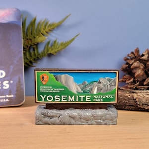 Yosemite National Park Entrance Sign Replica Miniature 3D Print Keepsake Gift