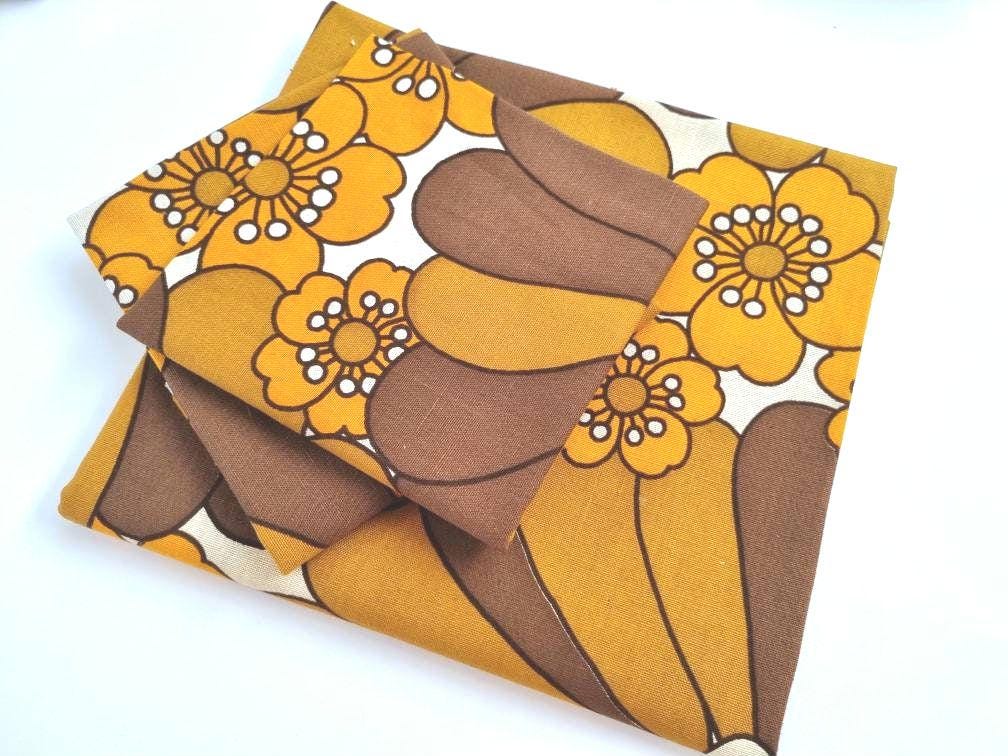 アンティーク雑貨 MAC Super Vintage Fabric 70s Vintage Fabric, 70s Fabric, Retro Fabric, Midcentury Fabric