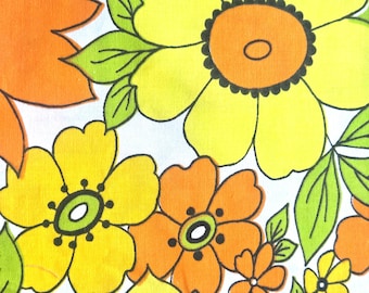 Vintage Fabric: 70s Fabric Unused made by Wabasso in Canada