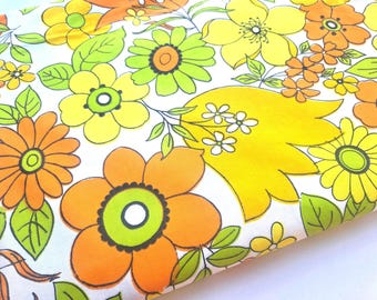 Vintage Fabric: 70s Fabric Unused made by Wabasso in Canada