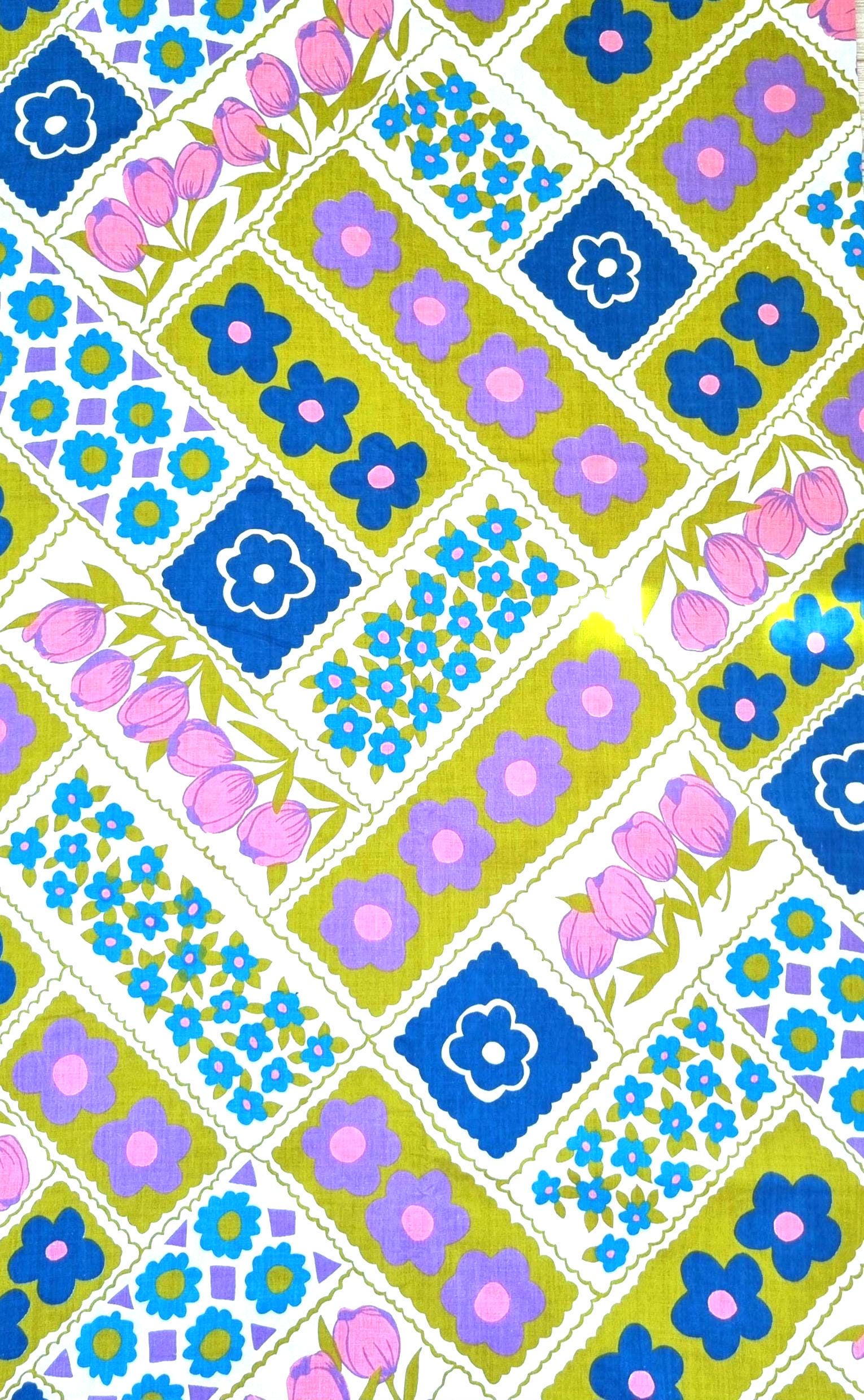 1点物⭕️お安く!◎Custom Vintage fabric◎AR 9.6 70s Vintage Fabric: New Unused Vintage Fabric Made in the USA