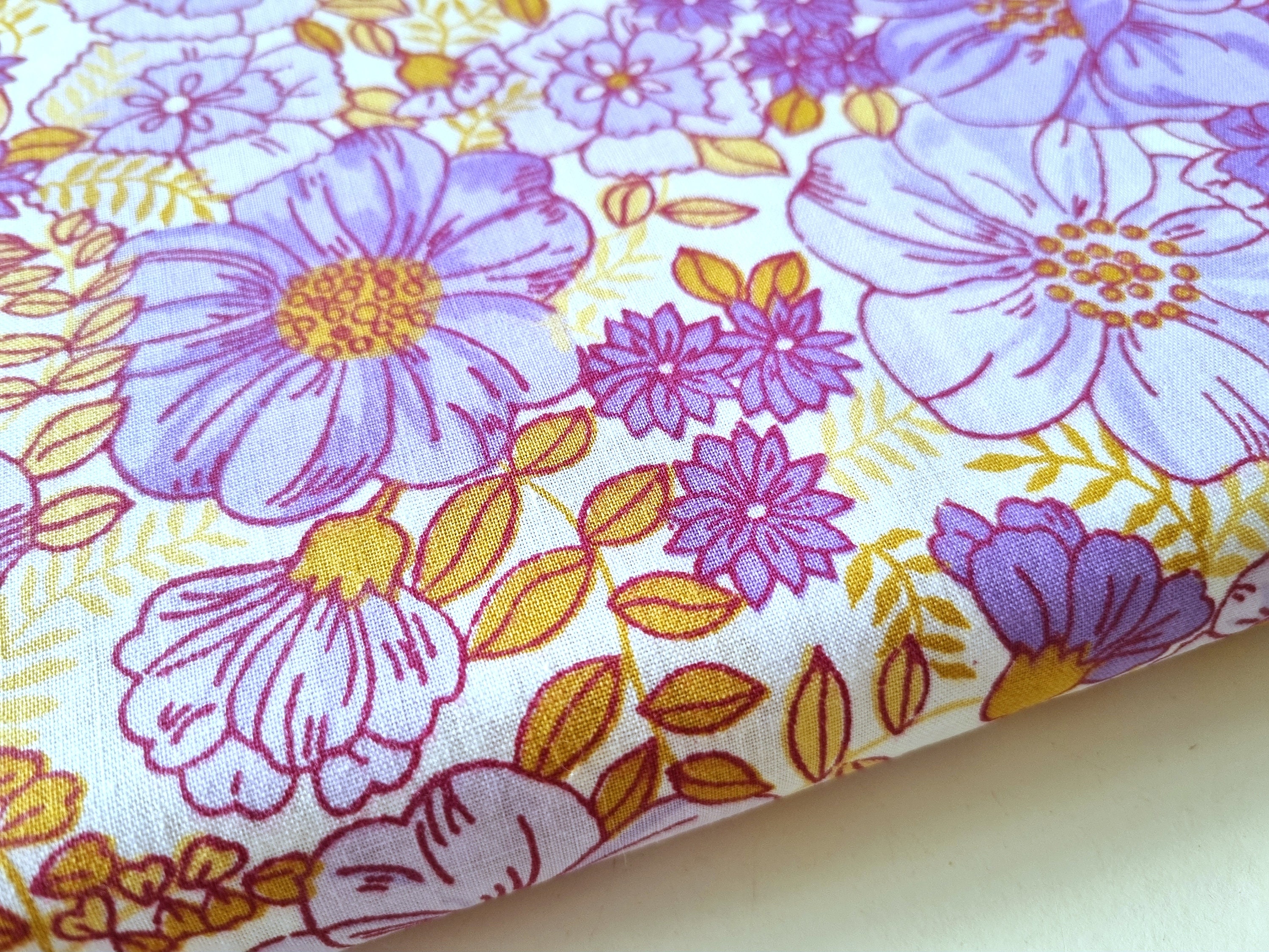 アンティーク雑貨 MAC Super Vintage Fabric 70s Vintage Fabric, 70s Fabric, Retro Fabric, Midcentury Fabric
