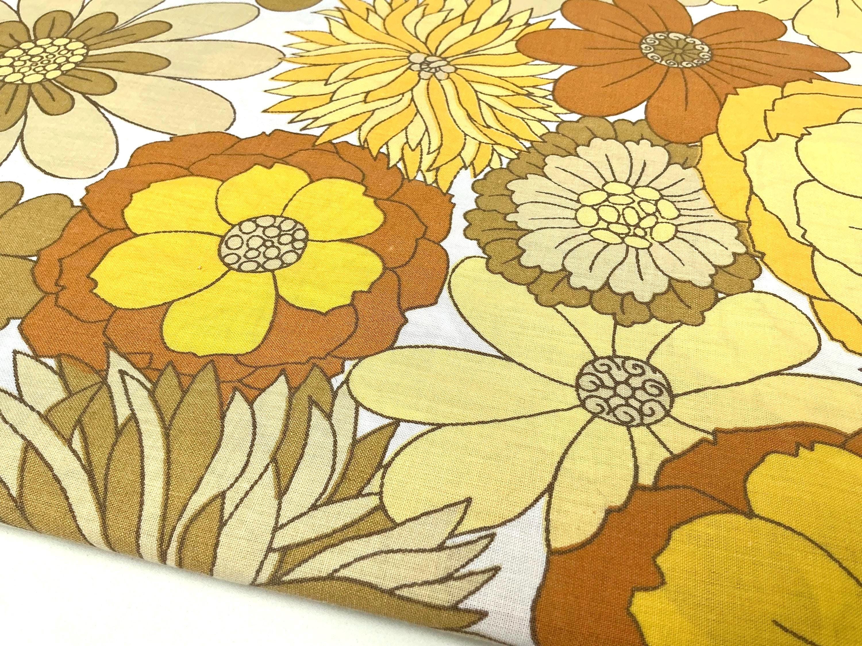 Vintage Fabric, 70s Fabric, Retro Fabric, Midcentury Fabric