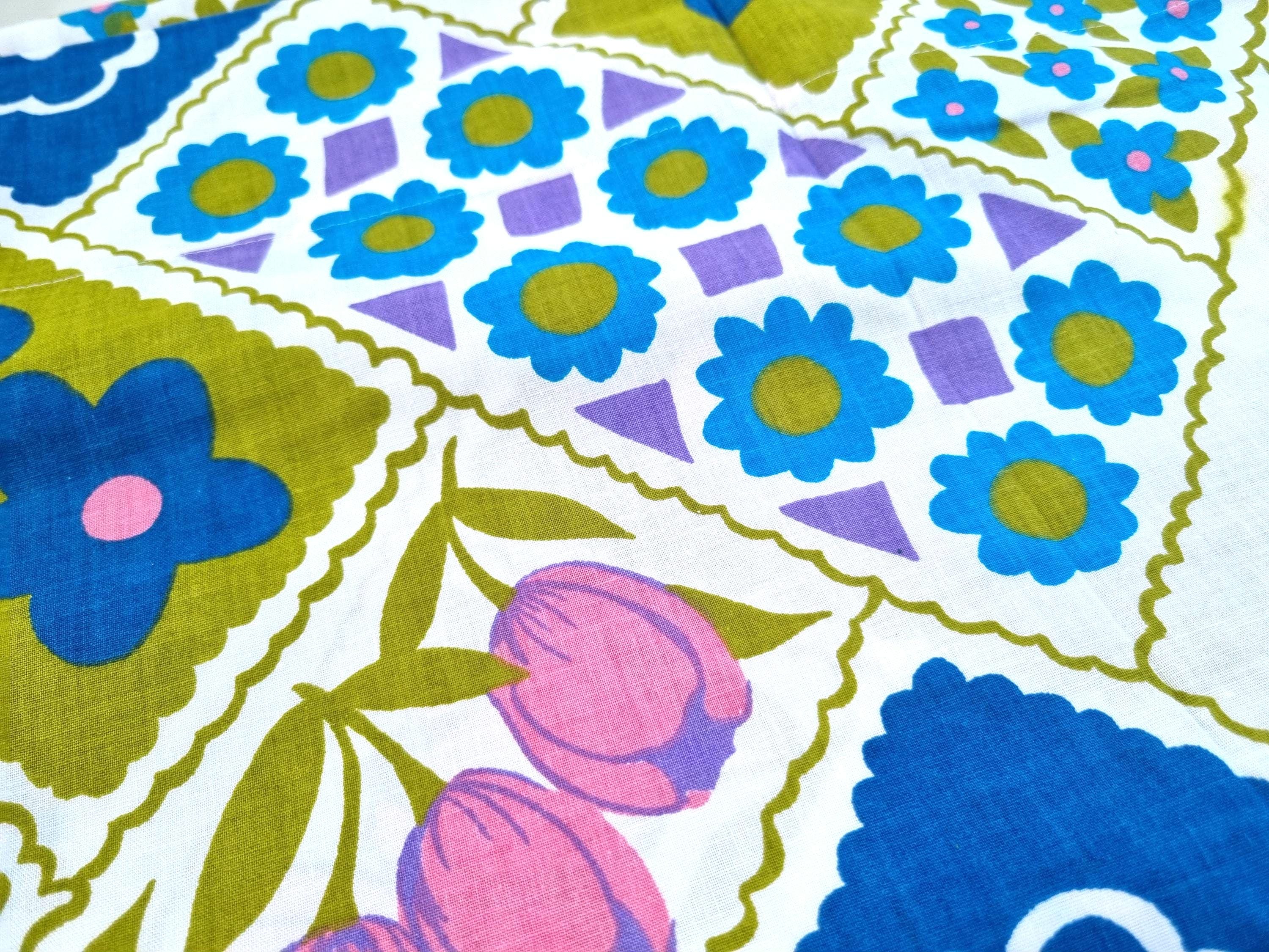 70s Vintage Fabric: New Unused Vintage Fabric Made in the USA