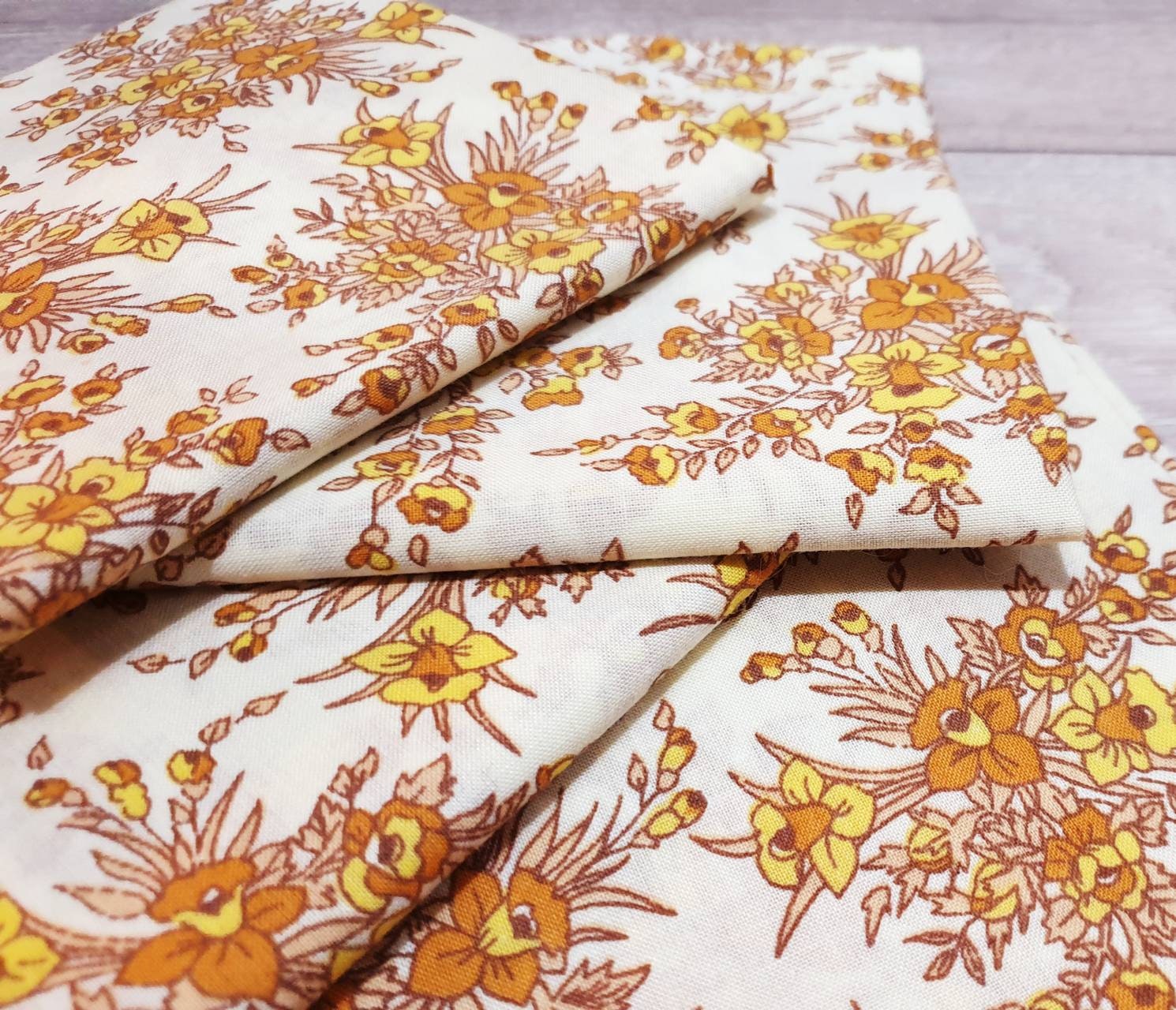 Vintage Fabric 1970s Fabric Retro Fabric Midcentury Fabric Etsy