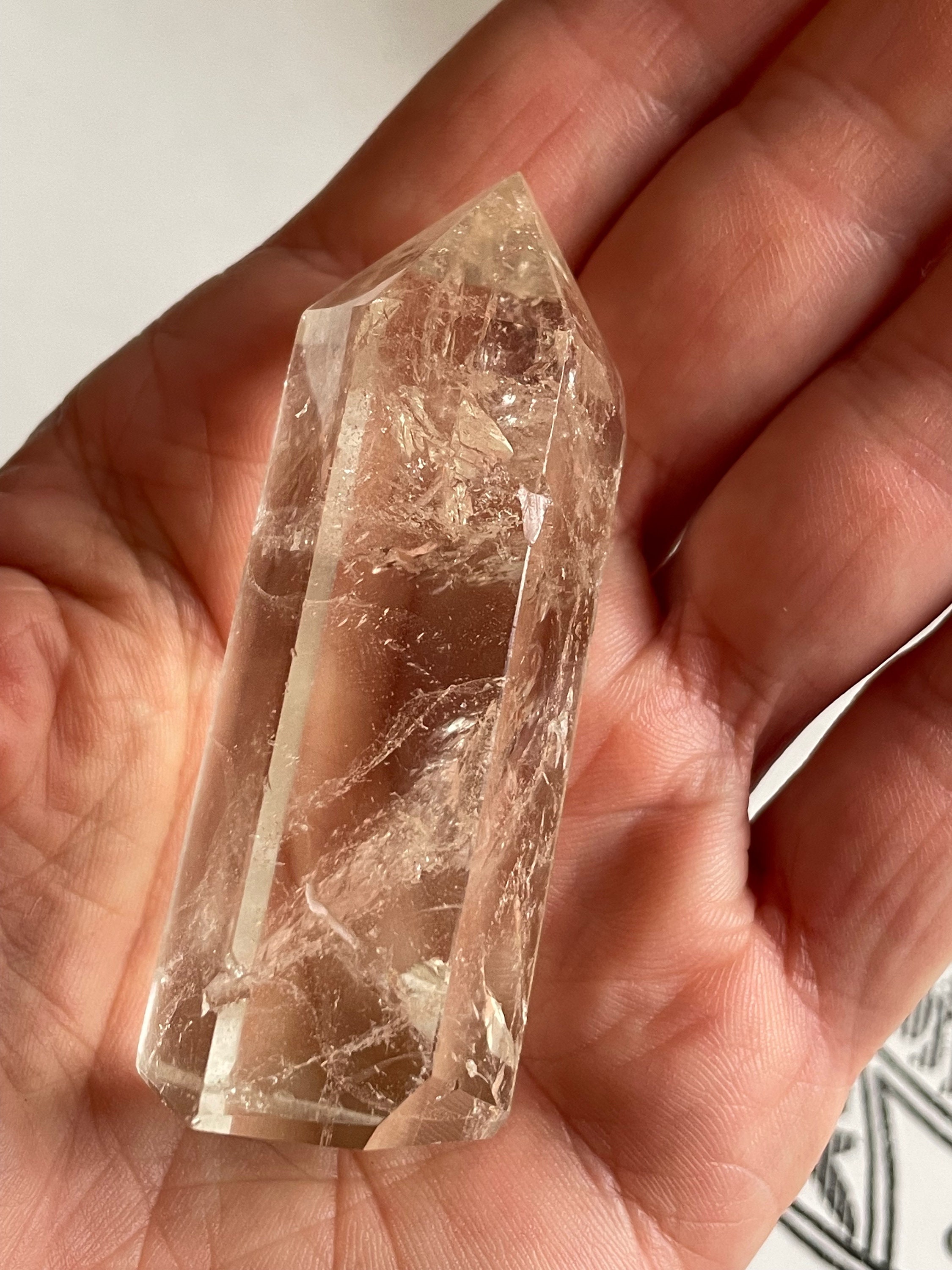 虹のかかったシトリンタワー - Etsy 日本