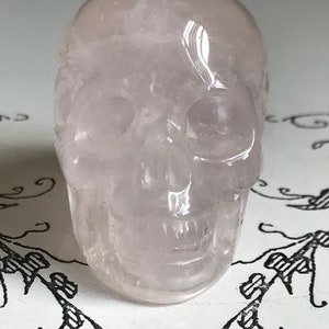 Rose Quartz Skull