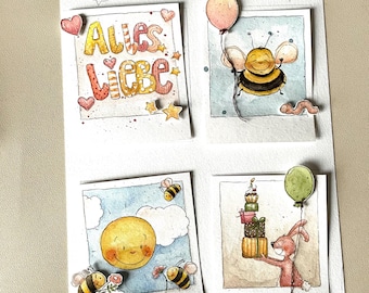 Datei "Polaroids" zum ausdrucken, kolorieren, ausschneiden,basteln, Scrapbooking… DinA4