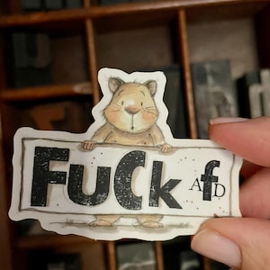 Sticker "Fuck AfD"