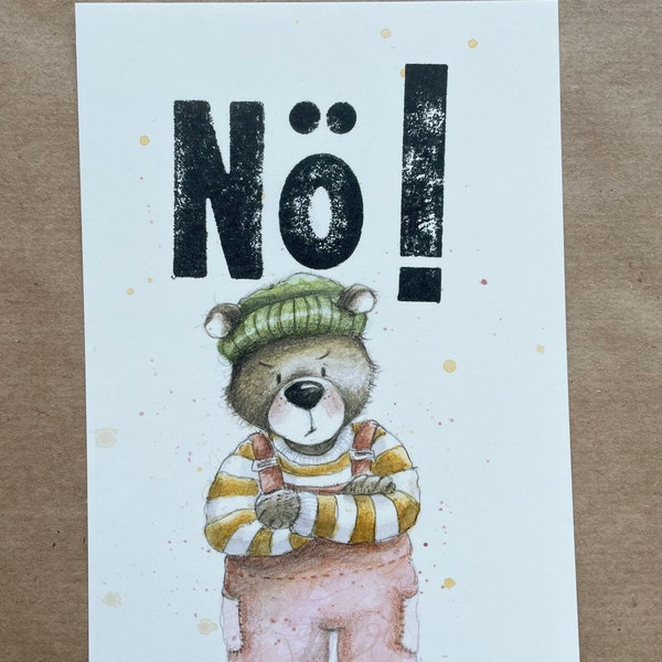 Postkarte "Nö!"