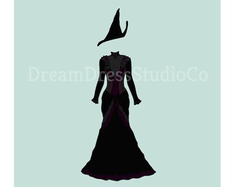 Wicked Witch Costume Etsy