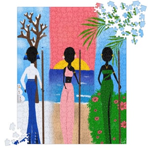 Puzzles pour soirée de jeu, Black Art, Jeux d&#39;inspiration africaine, Puzzles, Cadeau pour la famille noire