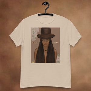 Erykah Badu Graphic T-Shirt, Black Artist Shirt, Streetwear, 100% Cotton, Gift for Parents, Fine Art Shirt, Parent and Child Matching Shirt