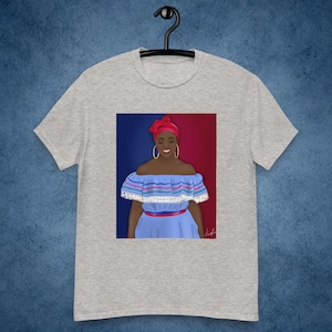 T-shirt grafica arte haitiana, Giorno della bandiera haitiana, abito Karabela, Camicia Fine Art, 18 maggio Giorno della bandiera, 1804, regalo per Haitiano, T-shirt coordinata