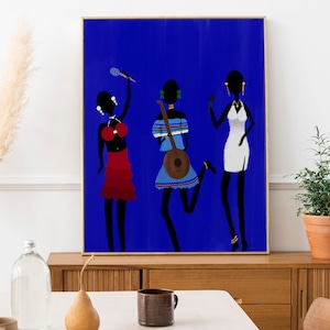 Haitian Wall Art Prints, Gicleé Quality Art Prints, Haitian Wall Art, Haitian Artist, Gift for New Apartment