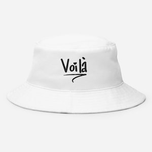 White Embroidered Bucket Hat, French Hat, Spring Summer Embroidered Hat, Beach Fashion, Sun Cap