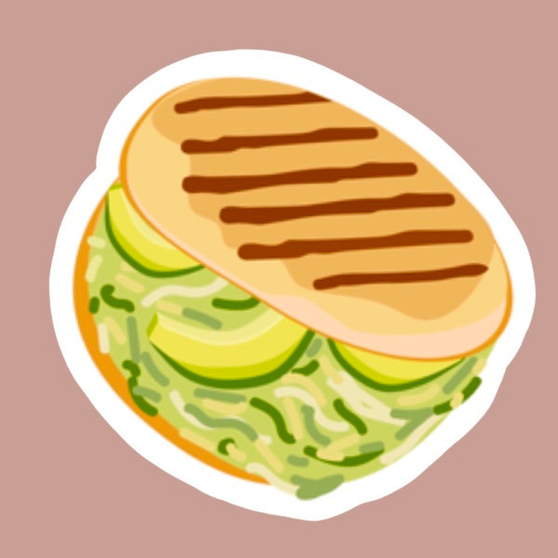 Venezuelan Pride Sticker Pack, Arepas, Waterproof Vinyl Decals - Etsy