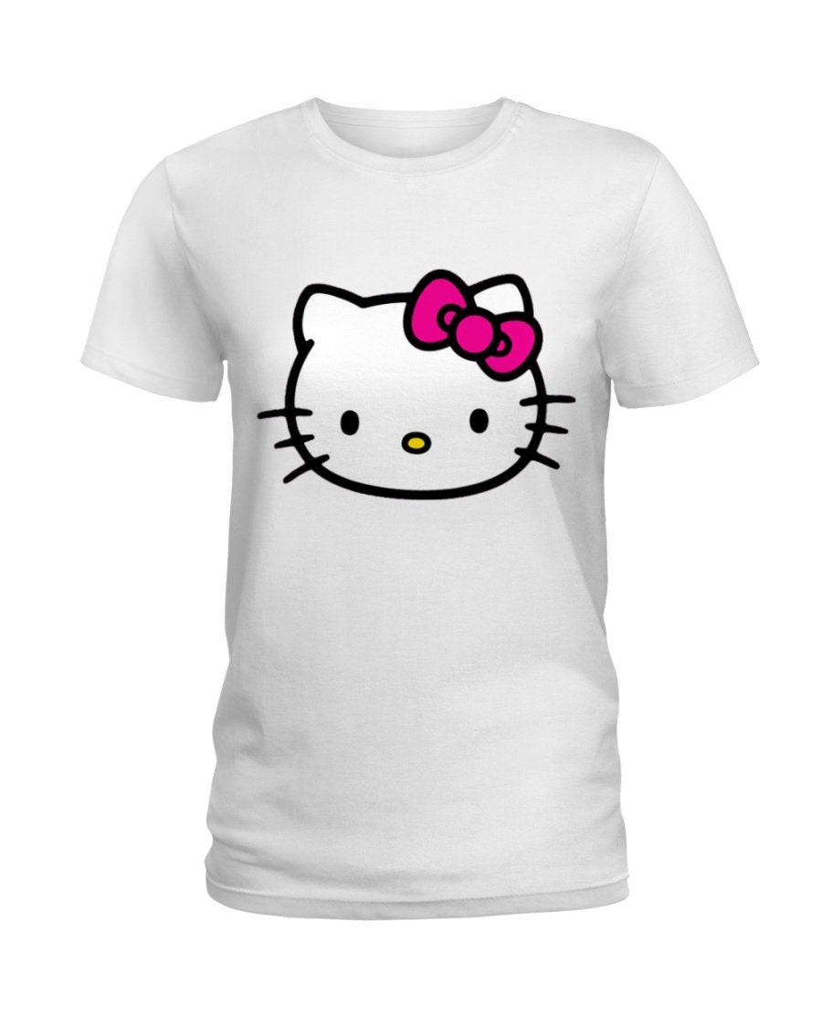 Hello Kitty inspired t-shirt Adult Women's. Check out our | Etsy