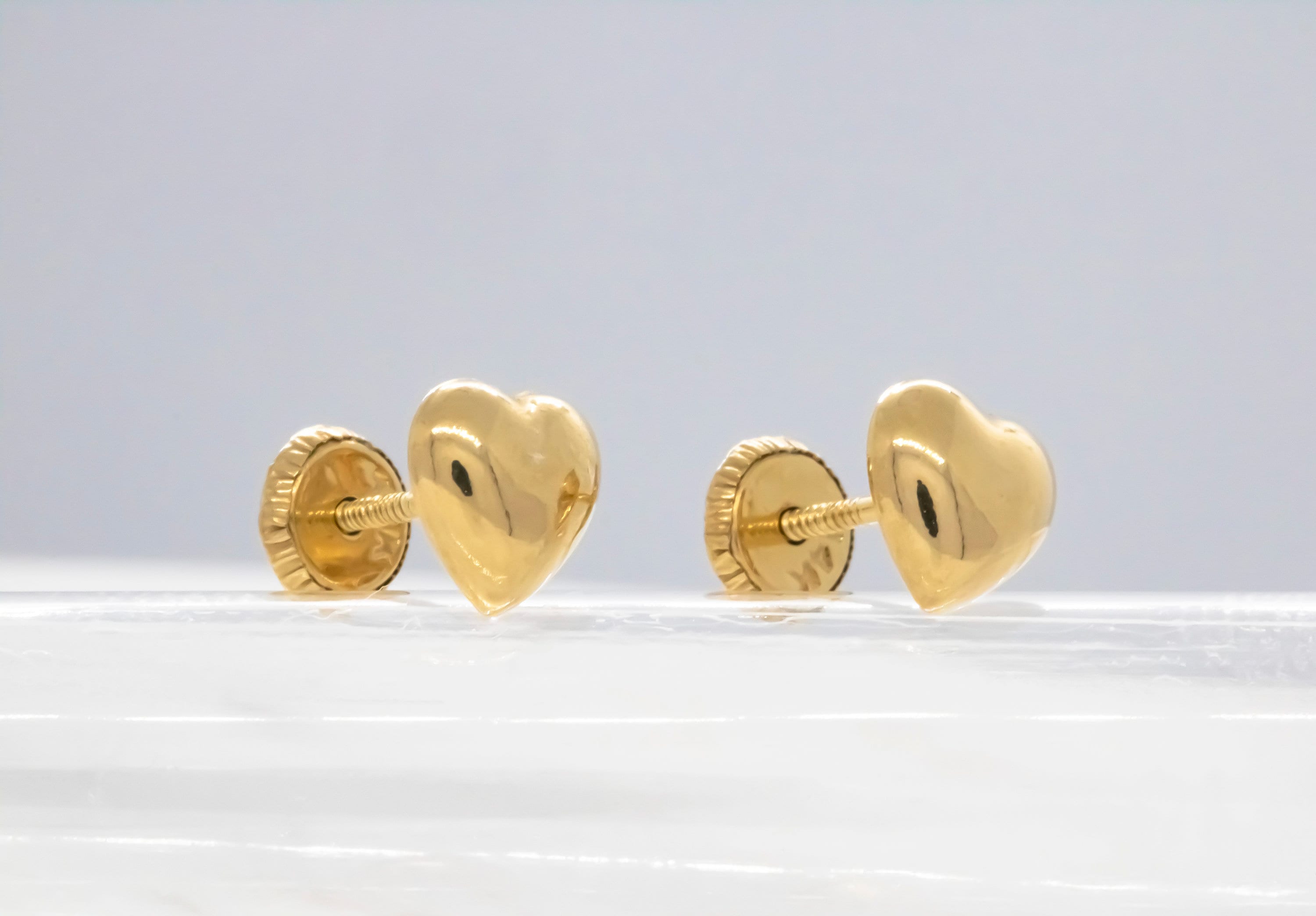 14K Gold-plated 4mm Gold Ball Stud Earrings With Screw Backs, Kids, Babies,  Toddler, Little Girls Earrings, Infant Jewelry, Hypoallergenic 