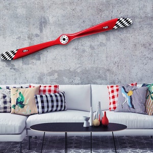 Race Day Wooden Airplane Propeller