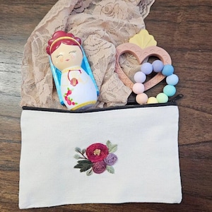 Veil Bags, Hand embroidered pouch, Mass bags image 3