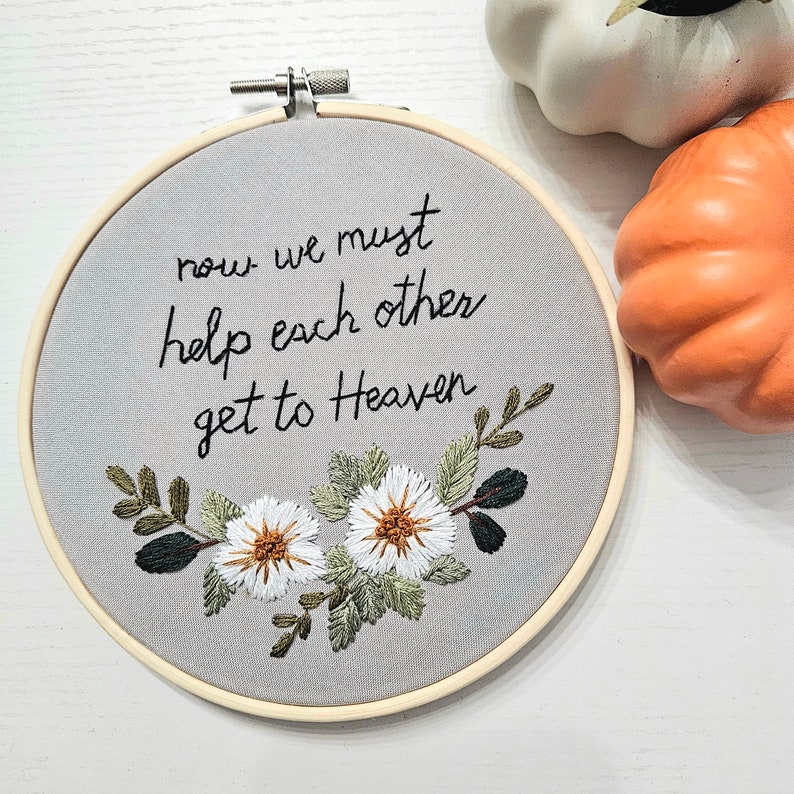 Now we must help each other get to Heaven | Wedding Gift | Christian Wedding gift | Anniversary Gift | Saint quote