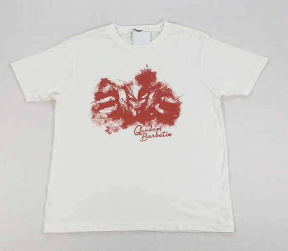 Japanese Anime GUNDAM BARBATOS BANDAI T-shirt Medi