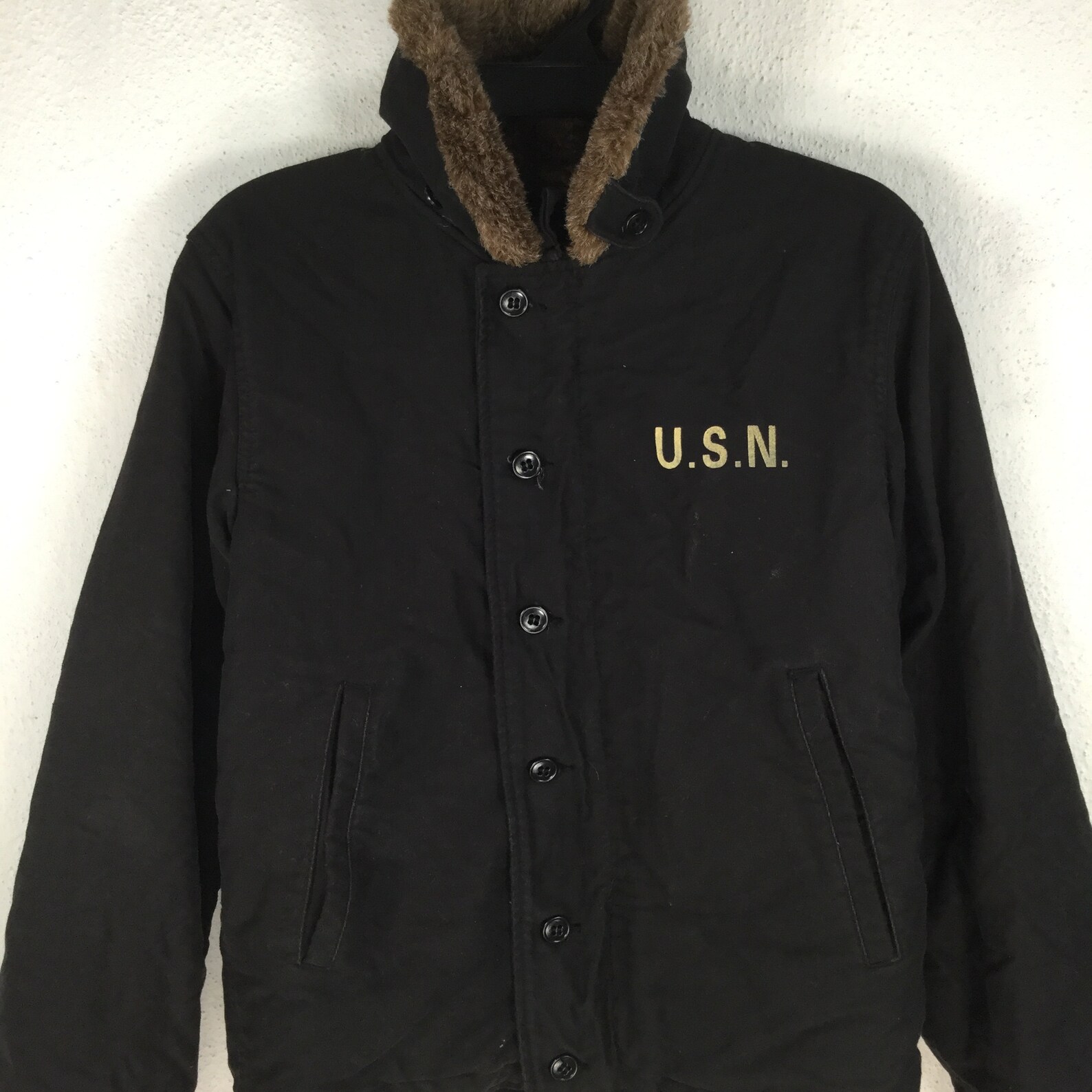 USN DECK JACKET Xs Size Military Reproduction Winter Jacket | Etsy