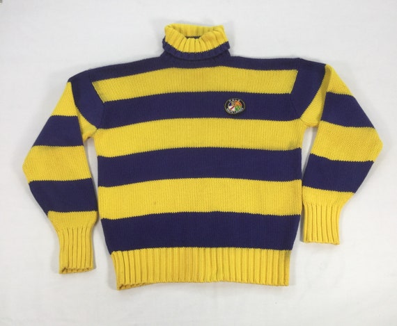 Vintage POLO RALPH LAUREN Stripe Knitwear Medium S