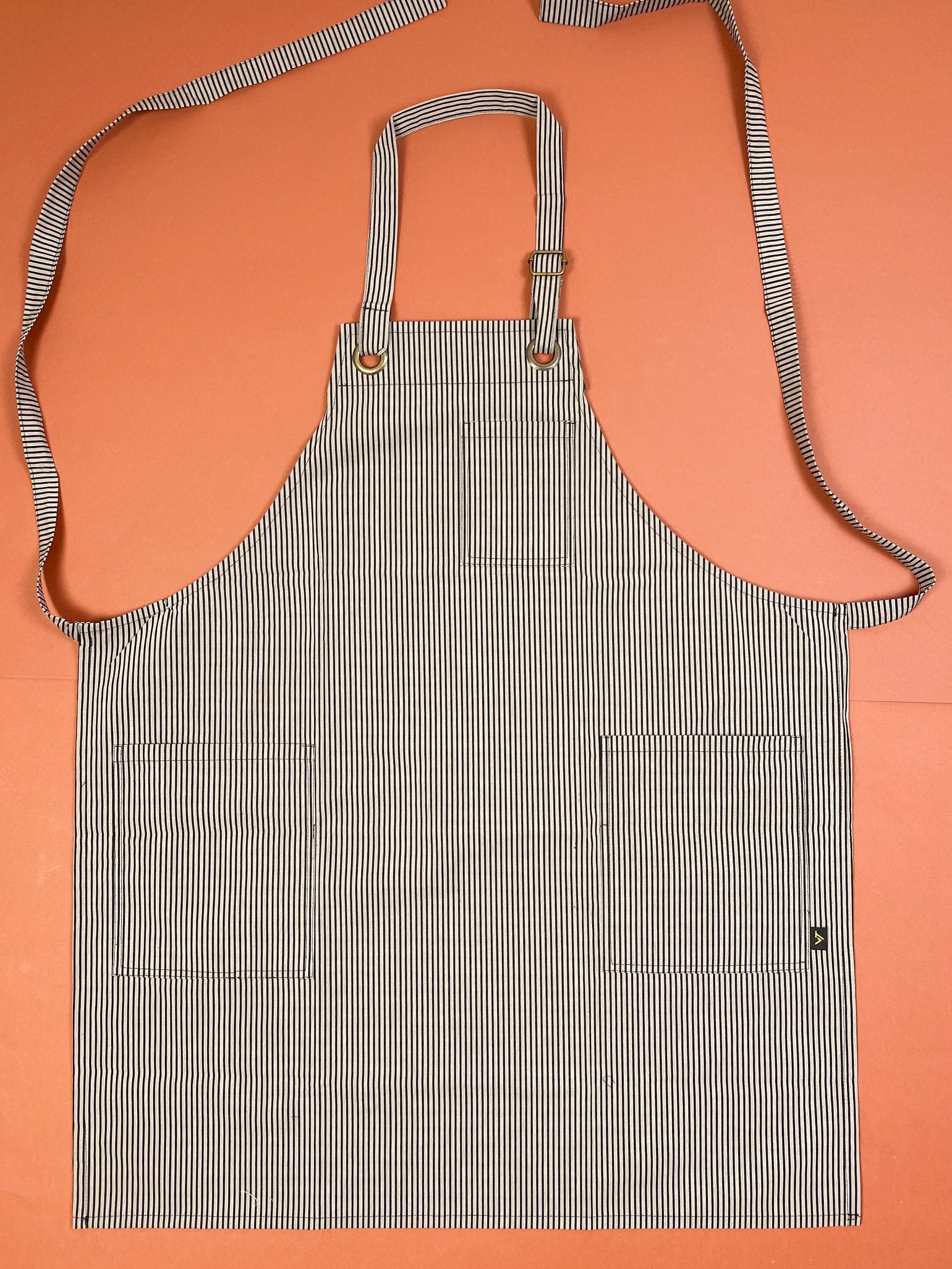 Personalized Apron With Stripes FREE PERSONALIZATION Etsy