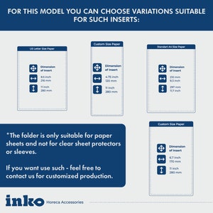 PU Leather Restaurant Menu Cover, Menu Sleeve Folder With Logo ...