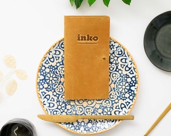 Personalized Leather Check Holder, Cafe Bill Presenter