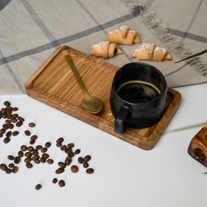 Customized Wooden Serving Tray, Rustic Decor for Hotels, Kitchen Tray for Restaurants, Coffee Table Tray for Cafe Use, Wooden Serving Board