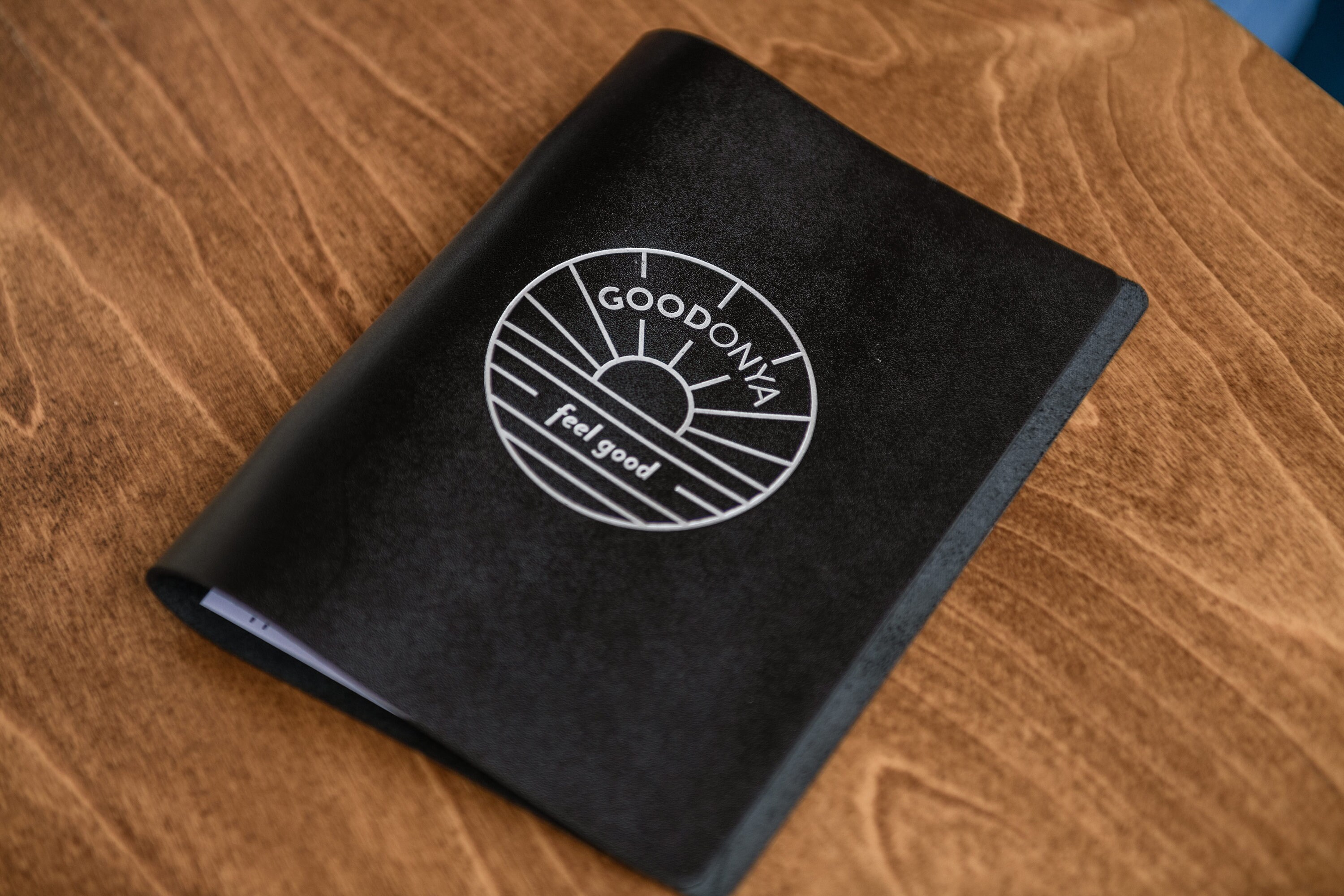 Leather Menu A5 With Ring Binder Mechanism Menu Holder With Etsy