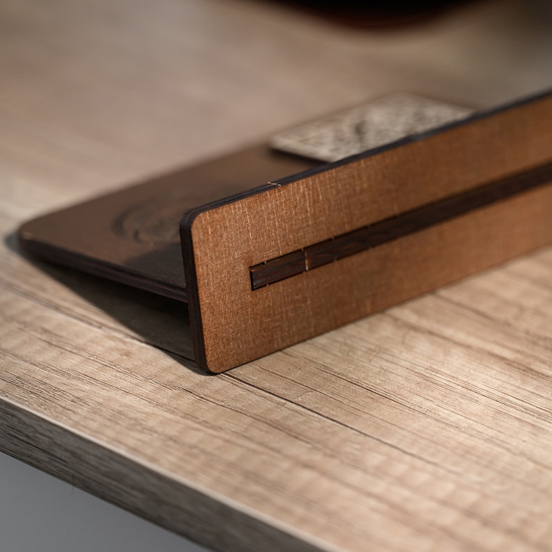 Engraved Birch Plywood QR Code Table Stand, Cafe Menu Display - Etsy