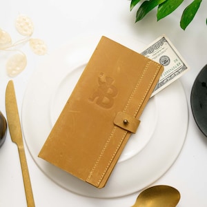 Leder-Rechnungshalter, Scheckhalter Restaurant, Leder-Scheckhalter, Scheckhalter geprägt, individueller Halter