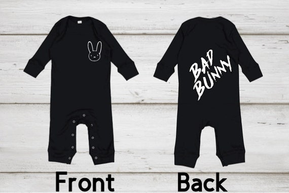 bad bunny baby onesie