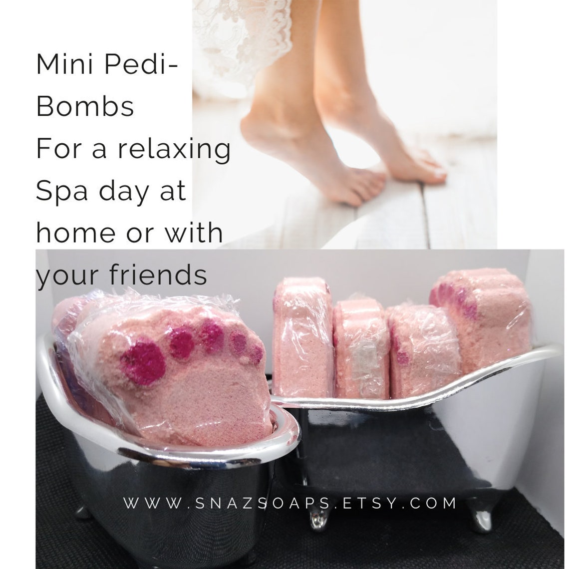Pedicure Bombs Menthol Pedi Bombs Pedicure Foot Care Home Etsy