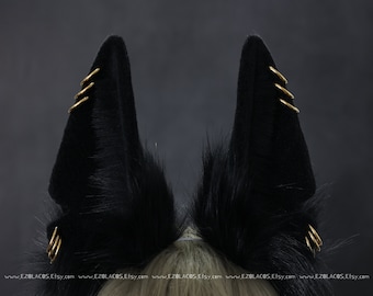 Realistic Anubis wolf ear,Emulational beast ear,Faux fur ear,Dieb ear,Wolf ear headband,Anime ear,Wolf cosplay ear,Aritificial furry ears