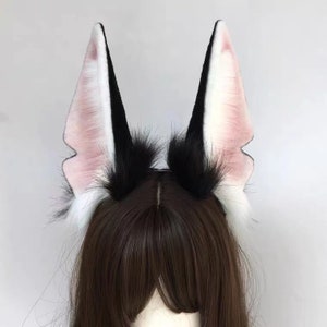Realistic Anubis wolf ear,Emulational beast ear,Faux fur ear,Dieb ear,Wolf ear headband,Anime ear,Wolf cosplay ear,Aritificial furry ears