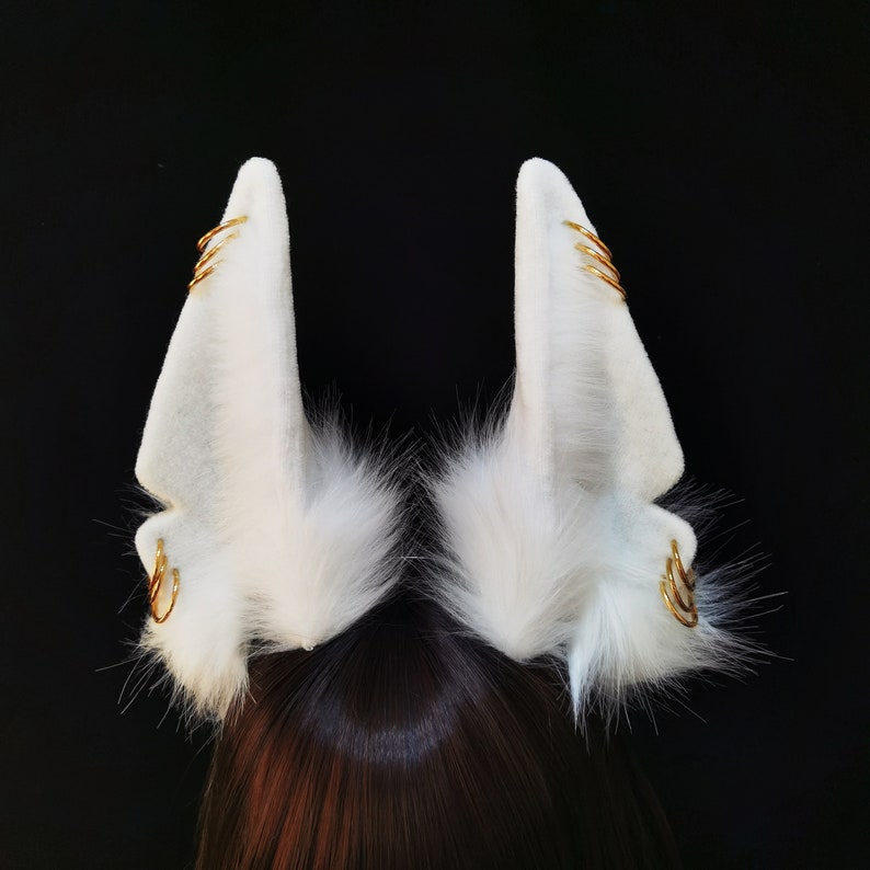 Realistic Anubis wolf ear,Emulational beast ear,Faux fur ear,Die Realistic Anubis wolf ear,Emulational beast ear,Faux fur ear,Die