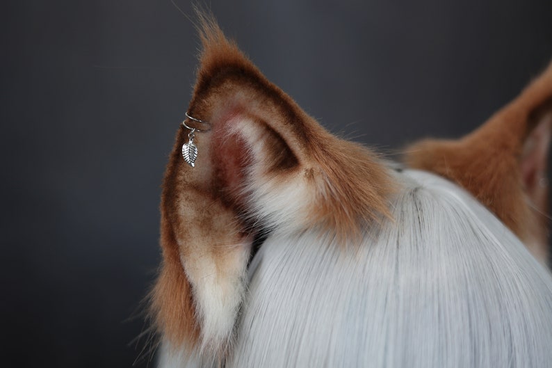 Realistic Cat Ears and Tail Setbrown Cat Earsbrown Cat Etsy