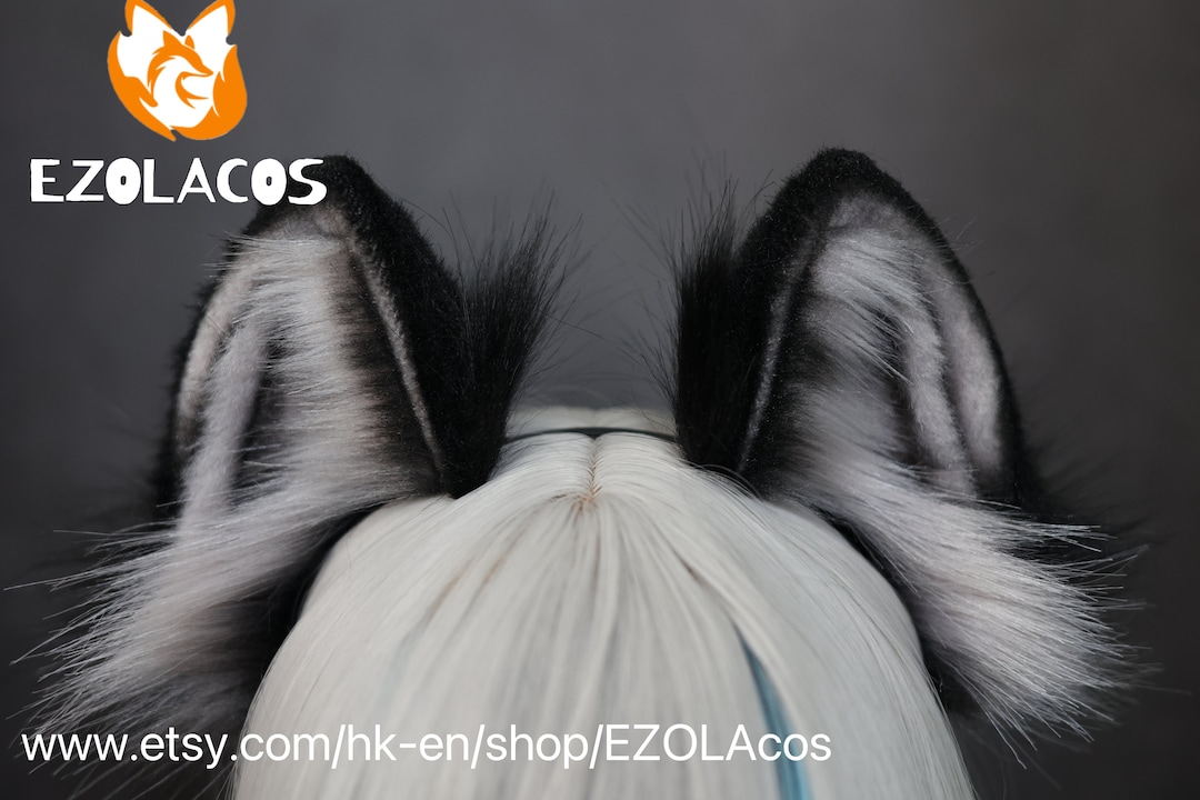 Red Blood Wolf Ear and Tailblack/gray/dark Brown Wolf Ears Etsy
