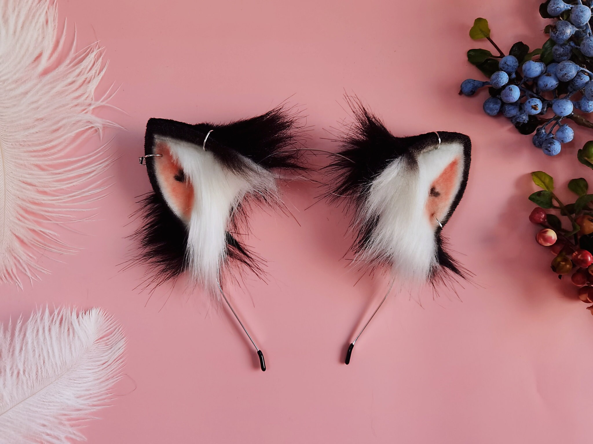 Cat Ears and Tail Setkitten Ears and Tail Setcat Ears Etsy UK