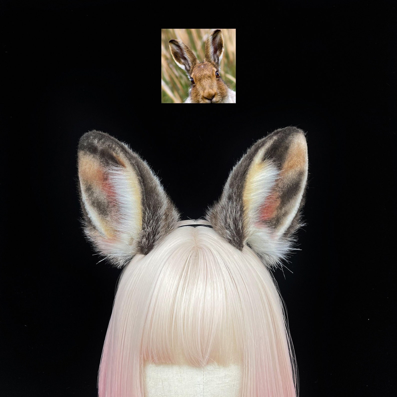 5.2 Realistic Luxury Rabbit Ears Bunny Eas Animal Ears Etsy