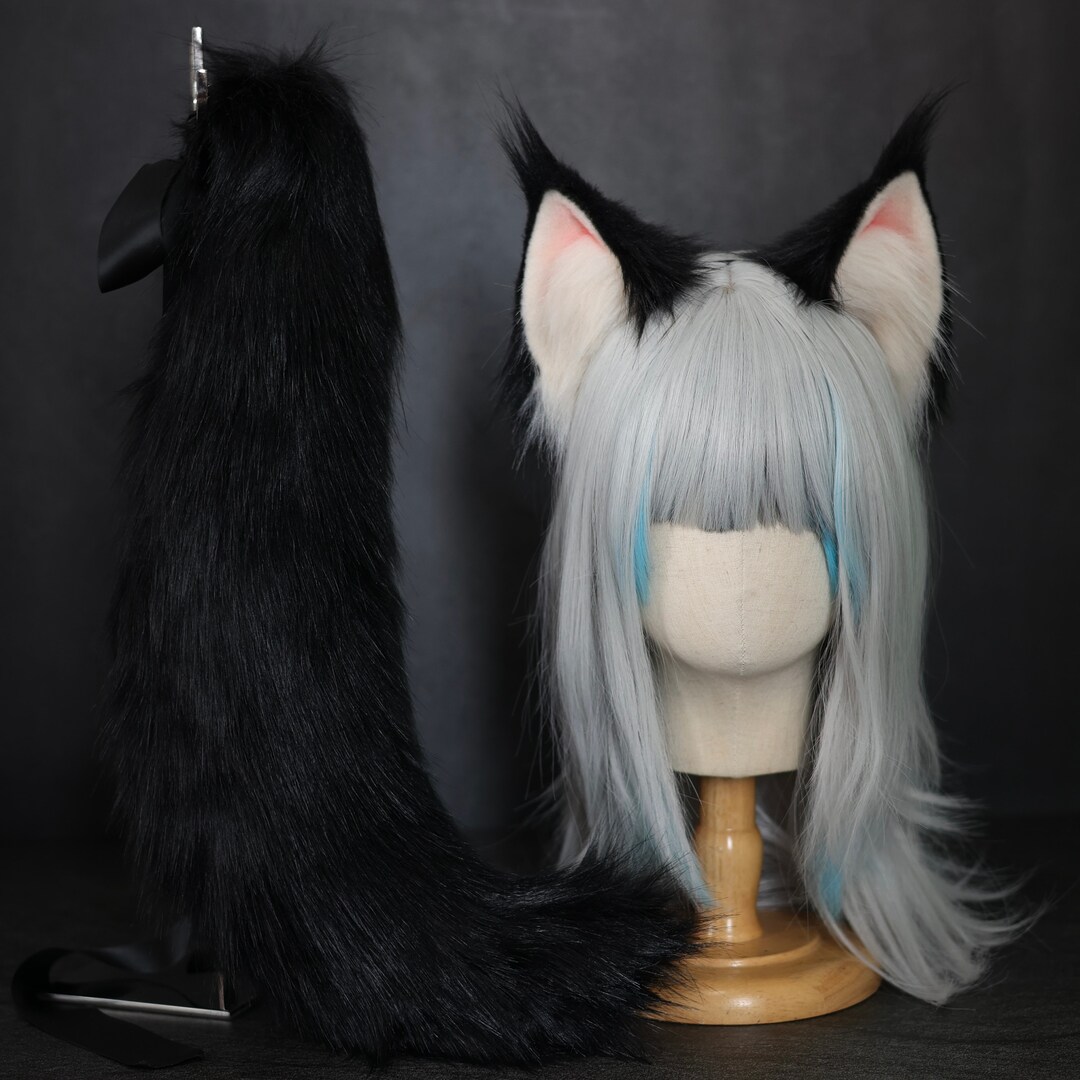 Cute Cat Ears and Tail Setcosplay Cat Costume Ears Etsy