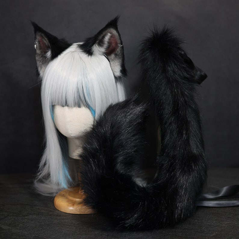 Realistic Cat Ears and Tail Setbrown Cat Earsbrown Cat Etsy