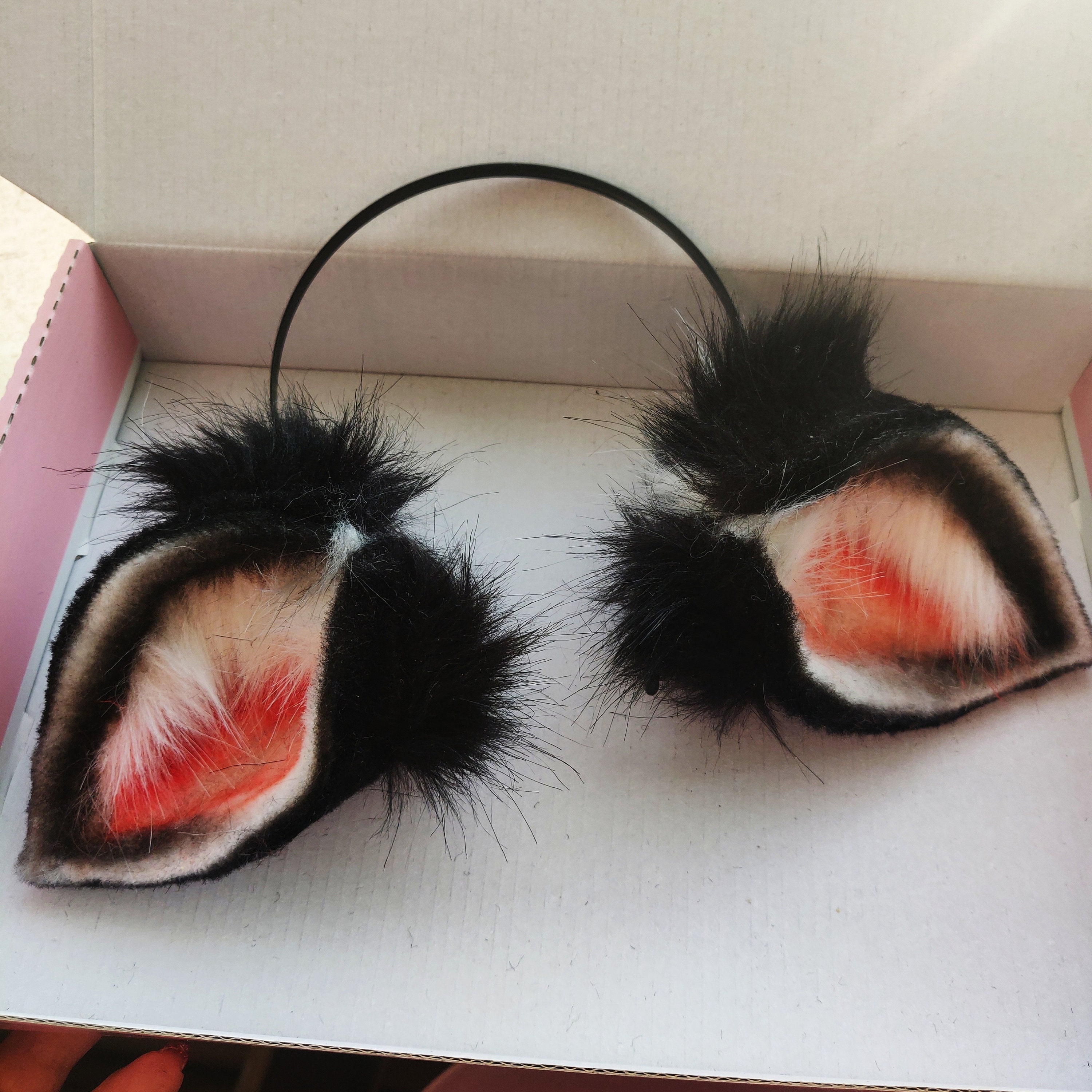 4.33 Customized Sheep Ears HeadbandPlush White Goat Etsy