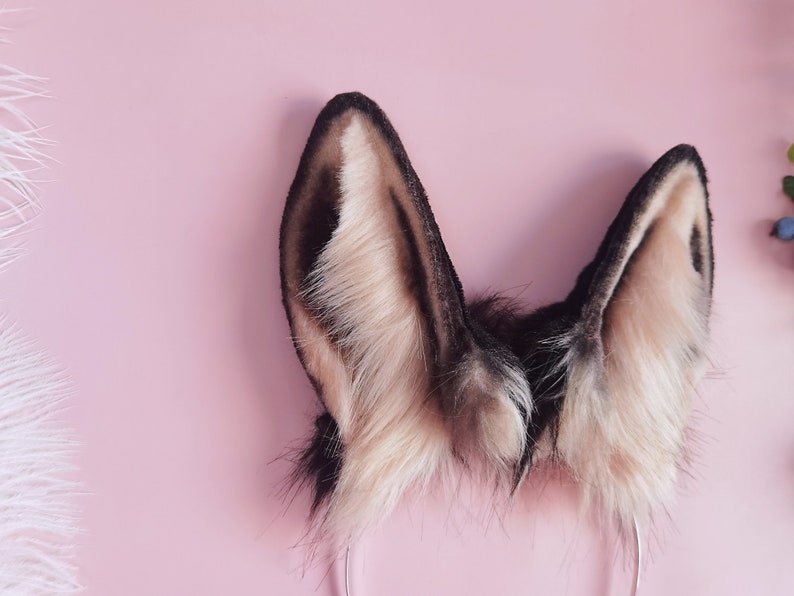 Cute Black Bunny Ears and Tail Setblack Bunny Ears and Etsy