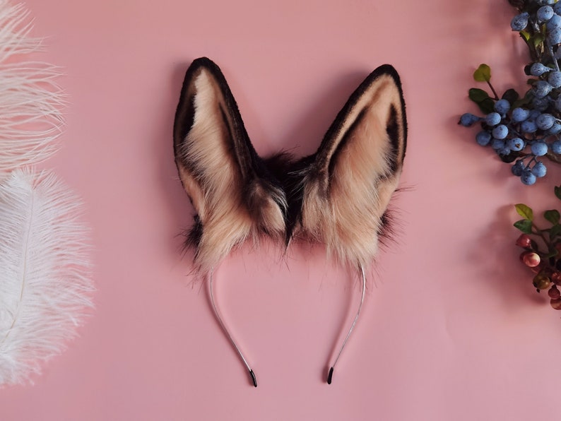 Cute Black Bunny Ears and Tail Setblack Bunny Ears and Etsy